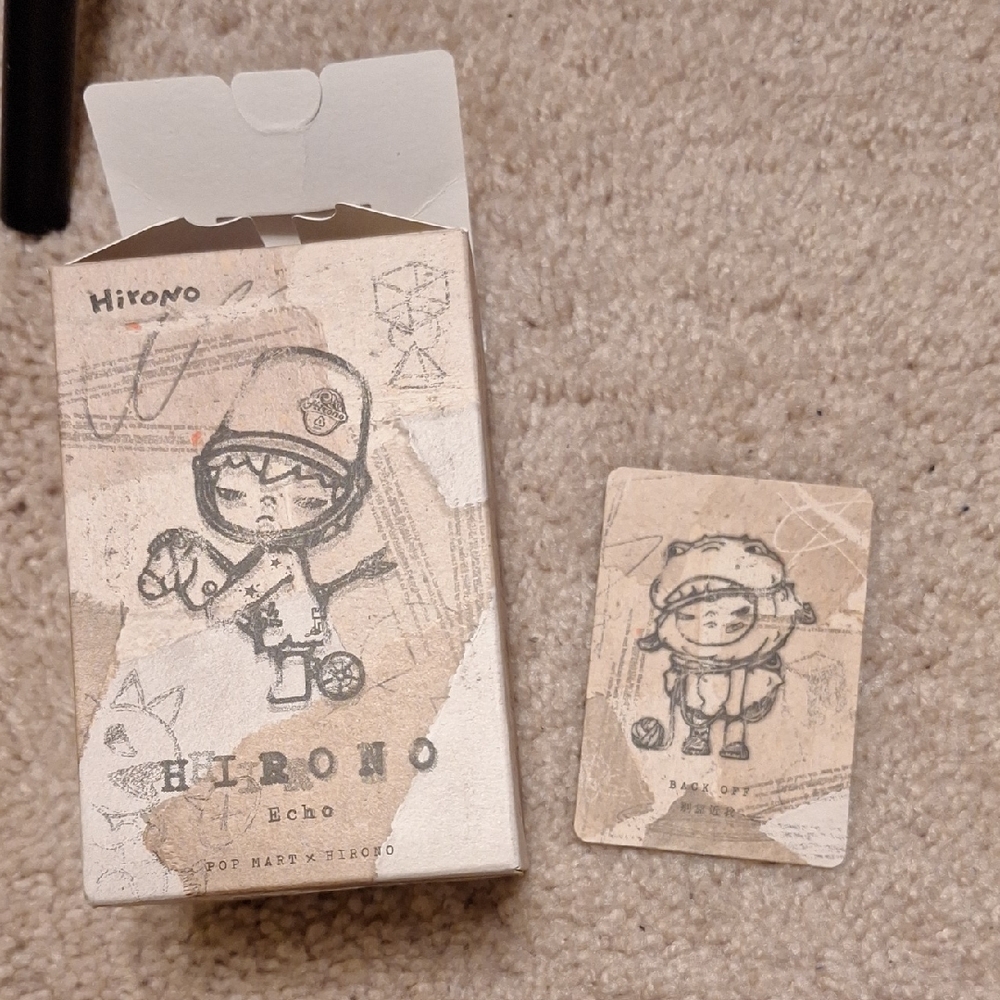 Popmart Hirono Echo Series Figures- Back Off
